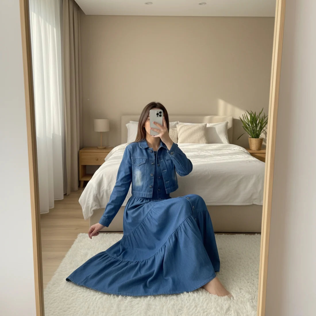 Denim Muse Maxi