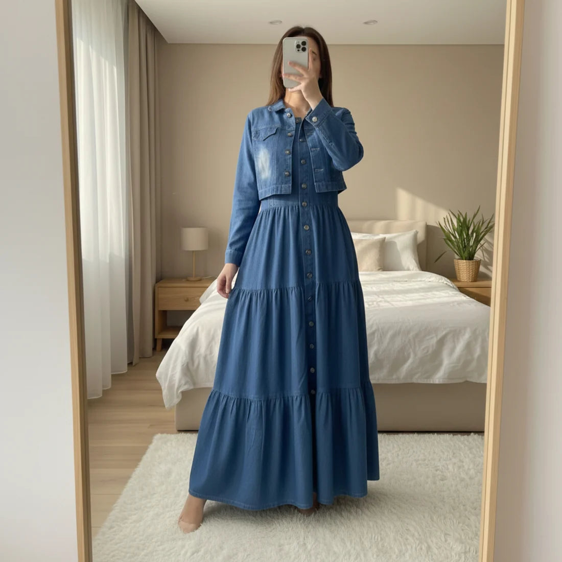 Denim Muse Maxi