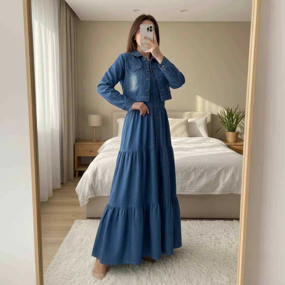 Denim Muse Maxi