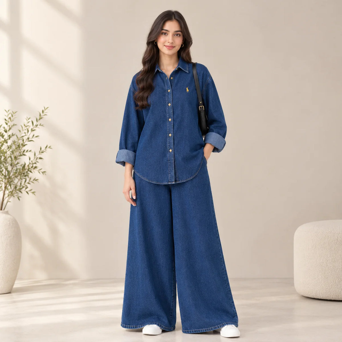 Denim Ease Co-Ord Set