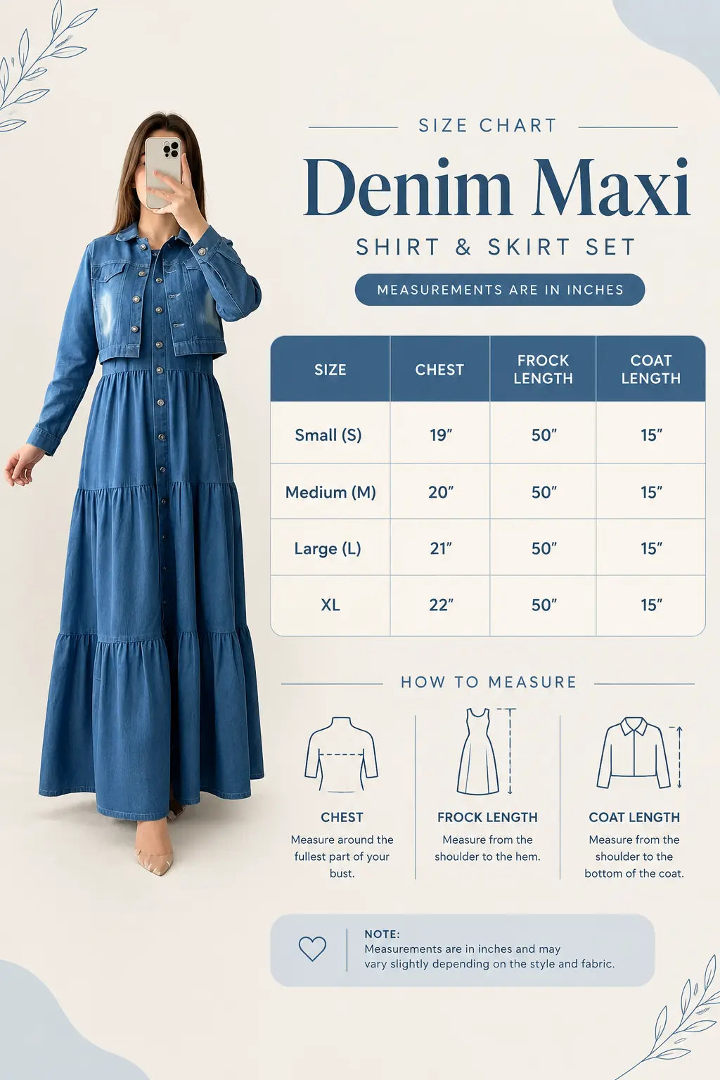 Denim Muse Maxi