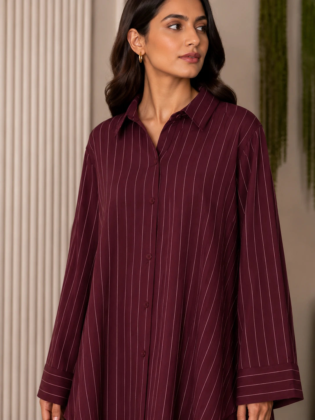 Luxe Pinstripe Skirt Co-Ord Set