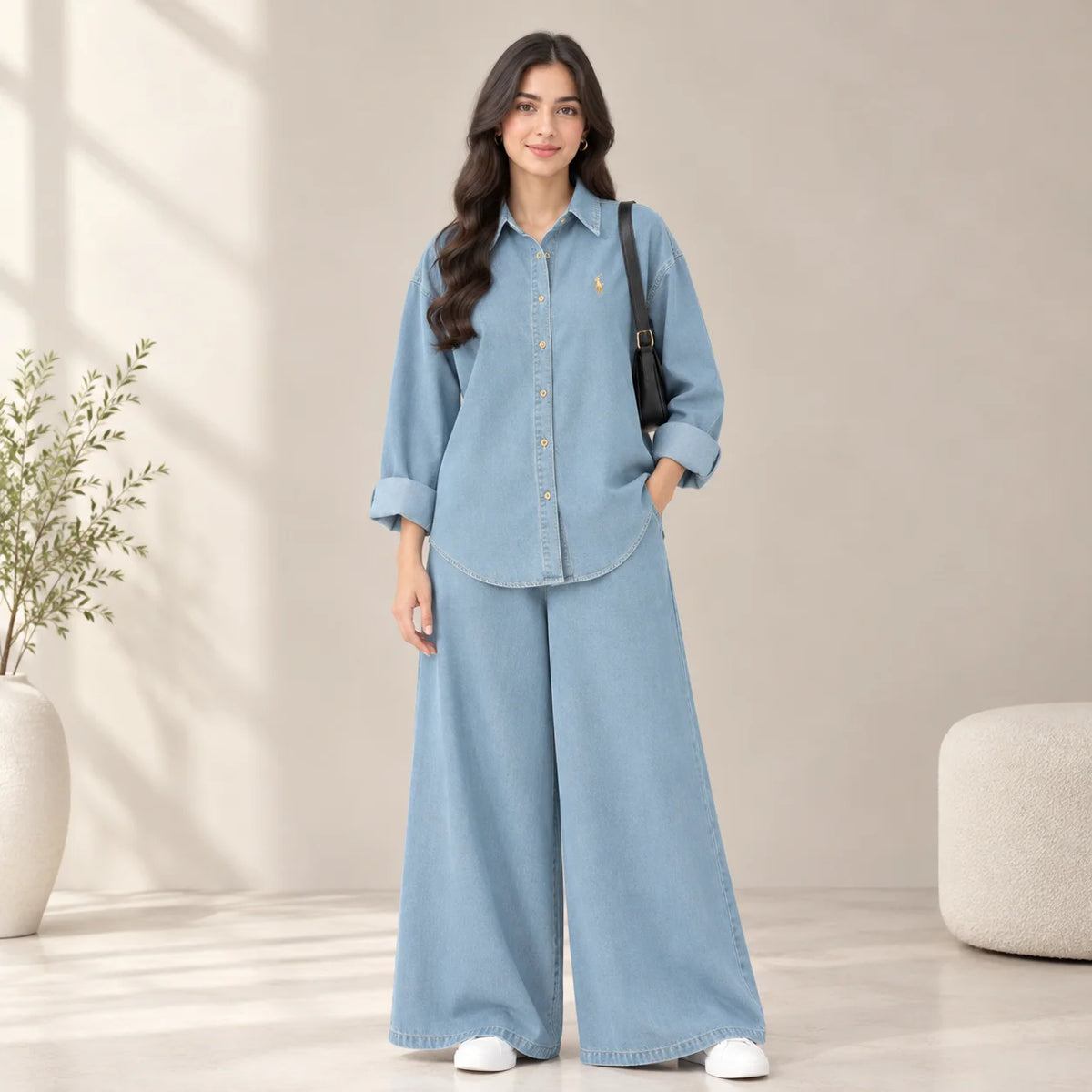 Denim Ease Co-Ord Set