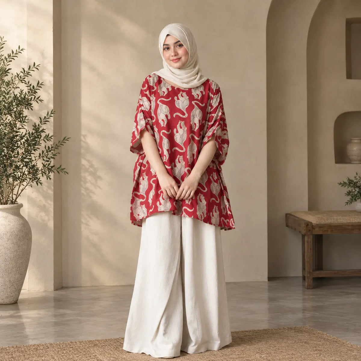 Red Reverie Co ord Set