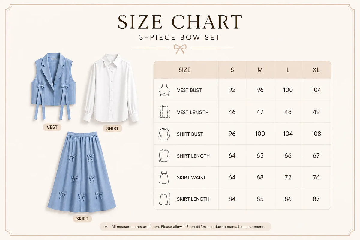 Bow Tie 3 Piece Set
