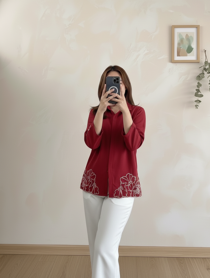 2 Piece Embroided Western style suit 👗👖  -D:2052