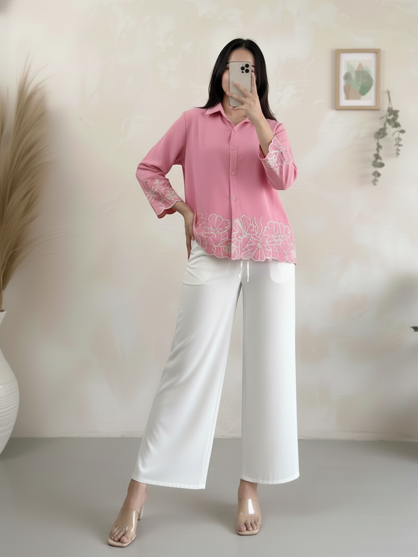 2 Piece Embroided Western style suit 👗👖  -D:2052