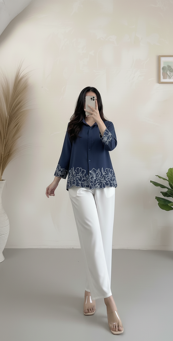 2 Piece Embroided Western style suit 👗👖  -D:2052