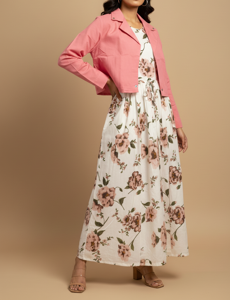 Floral Elegence 2 Piece Maxi & Coat🌸✨ -PFM