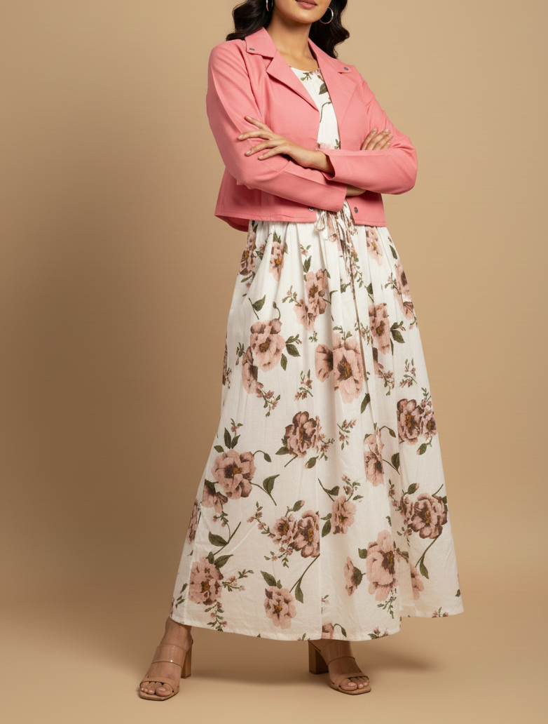 Floral Elegence 2 Piece Maxi & Coat🌸✨ -PFM