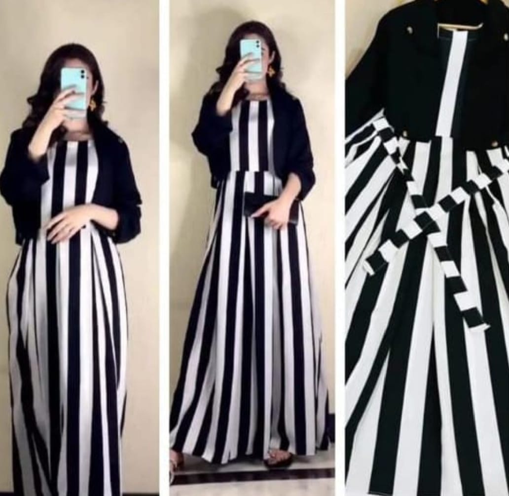 2 Piece Digital Lining Maxi & Coat✨