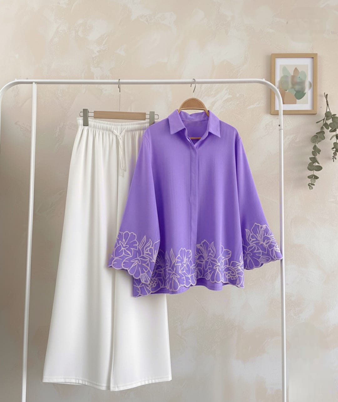 2 Piece Embroided Western style suit 👗👖  -D:2052