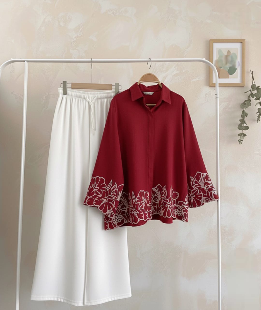 2 Piece Embroided Western style suit 👗👖  -D:2052