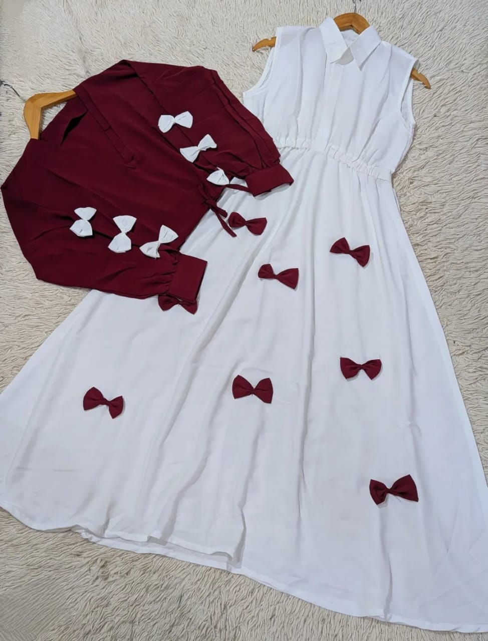 Trendy Matching Jacket ❤️ Soft & Flowy Bottom D:2054🌿