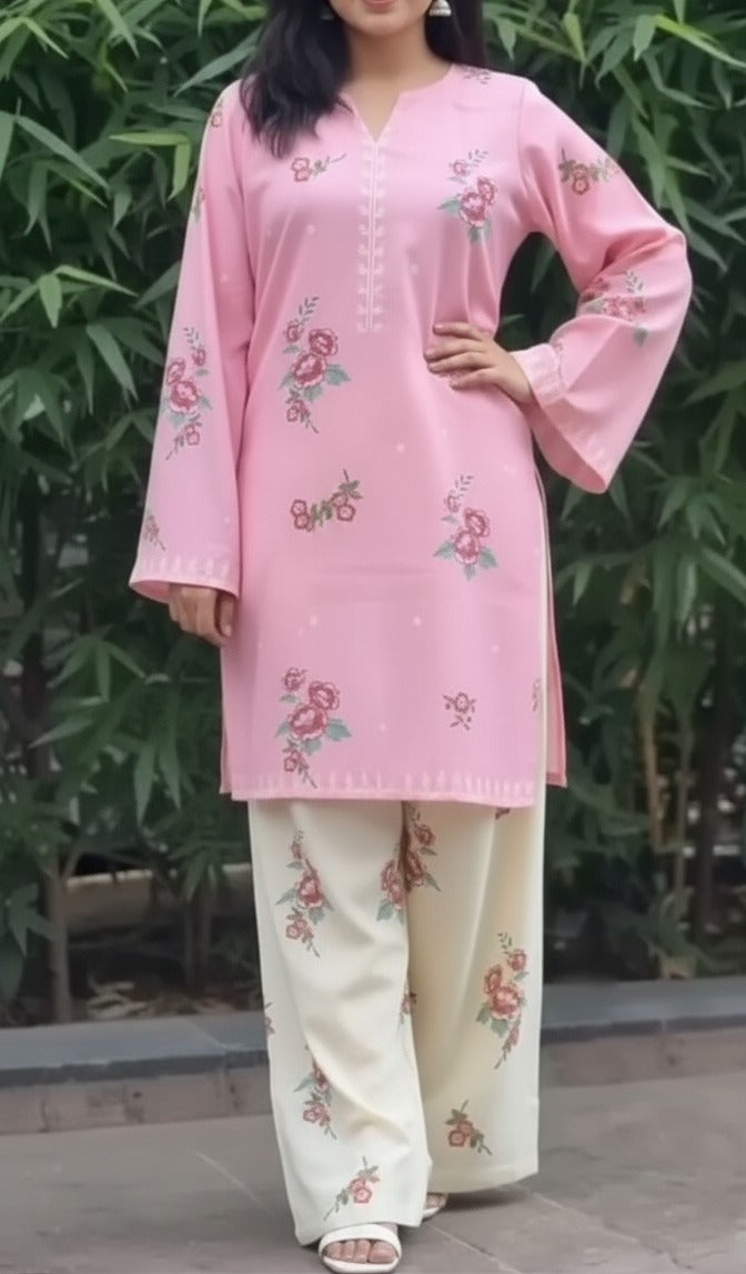 2-Piece Printed Lawn Suit ✨💚 D:2080