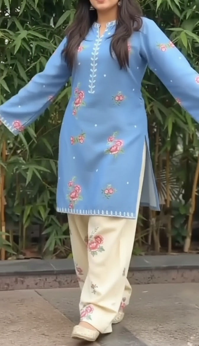 2-Piece Printed Lawn Suit ✨💚 D:2080
