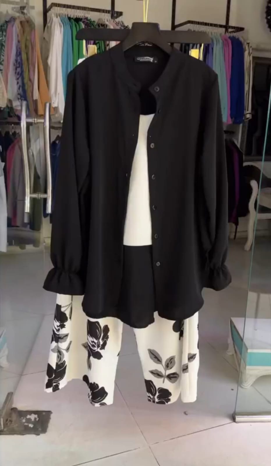 Elegant 3Pc Suit ✨🤍 Simple Western Style 🌸👖) D:2007